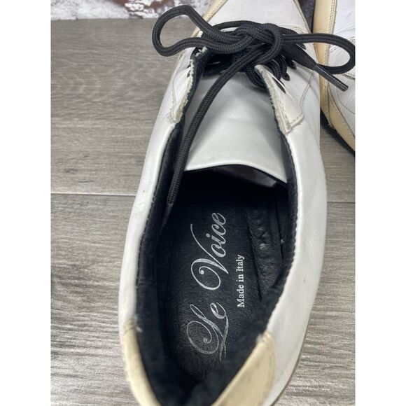 Le Voice White Patent Leather Pointed Toe Oxfords Dress Shoes Men Sz 44EU/11M US main image 9